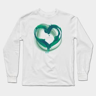 Jaded Heart of Fire Long Sleeve T-Shirt